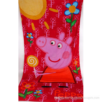 100% Cotton Custom Printed Beach Towel For Kids